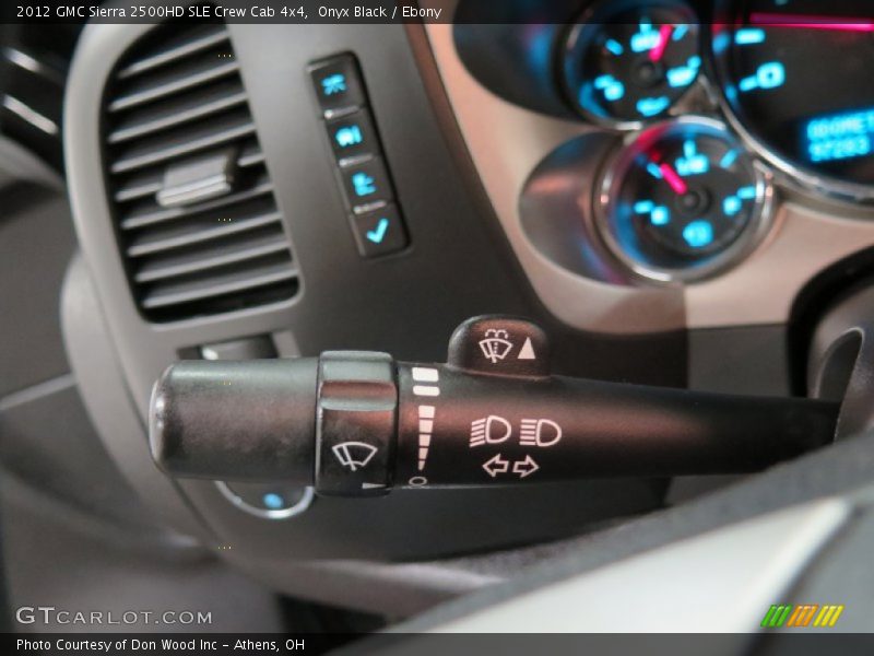 Onyx Black / Ebony 2012 GMC Sierra 2500HD SLE Crew Cab 4x4