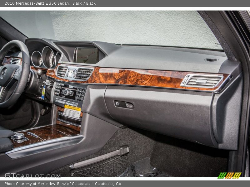 Dashboard of 2016 E 350 Sedan