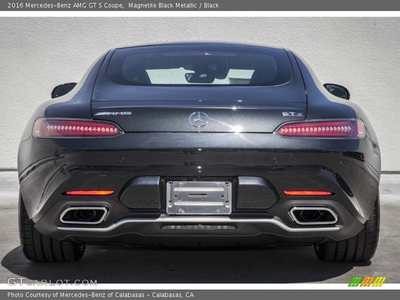 Exhaust of 2016 AMG GT S Coupe