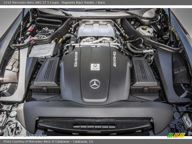  2016 AMG GT S Coupe Engine - 4.0 Liter AMG Twin-Turbocharged DOHC 32-Valve VVT V8
