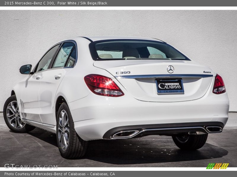 Polar White / Silk Beige/Black 2015 Mercedes-Benz C 300