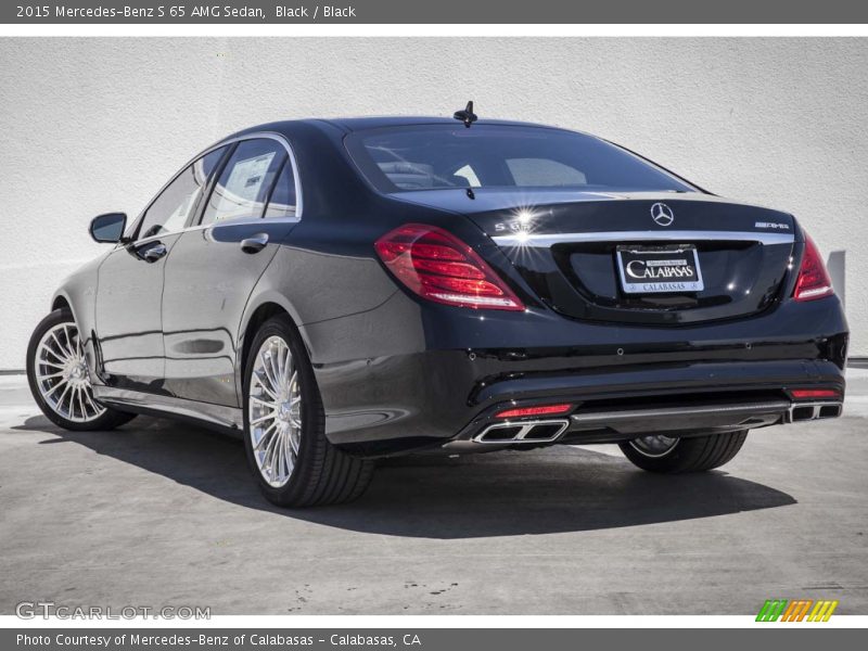 Black / Black 2015 Mercedes-Benz S 65 AMG Sedan