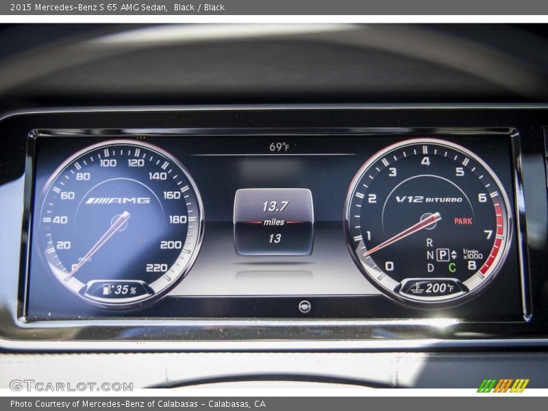  2015 S 65 AMG Sedan 65 AMG Sedan Gauges