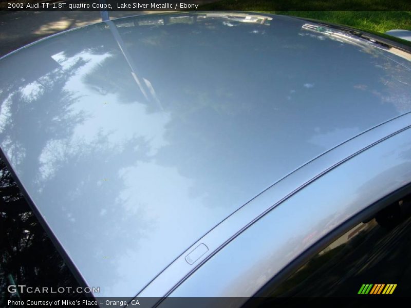 Lake Silver Metallic / Ebony 2002 Audi TT 1.8T quattro Coupe