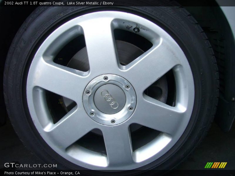 Lake Silver Metallic / Ebony 2002 Audi TT 1.8T quattro Coupe