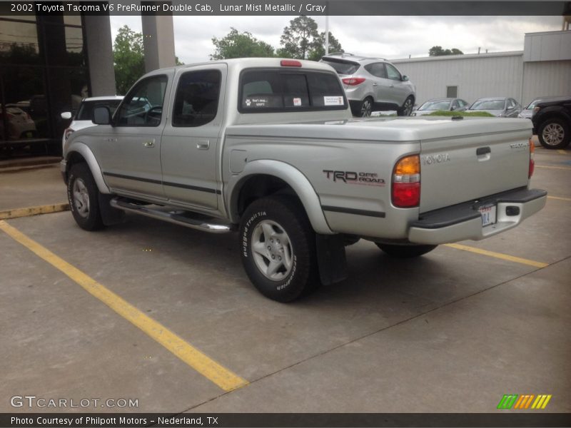 Lunar Mist Metallic / Gray 2002 Toyota Tacoma V6 PreRunner Double Cab