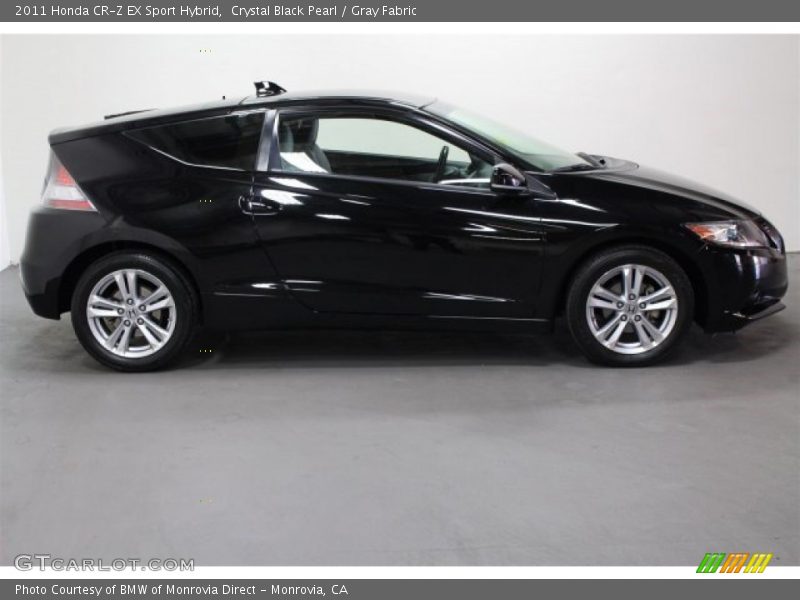 Crystal Black Pearl / Gray Fabric 2011 Honda CR-Z EX Sport Hybrid