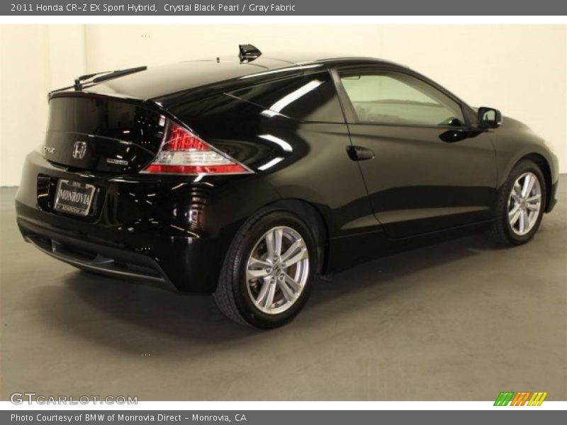 Crystal Black Pearl / Gray Fabric 2011 Honda CR-Z EX Sport Hybrid