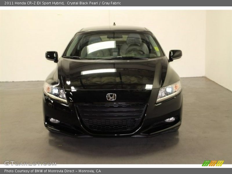 Crystal Black Pearl / Gray Fabric 2011 Honda CR-Z EX Sport Hybrid