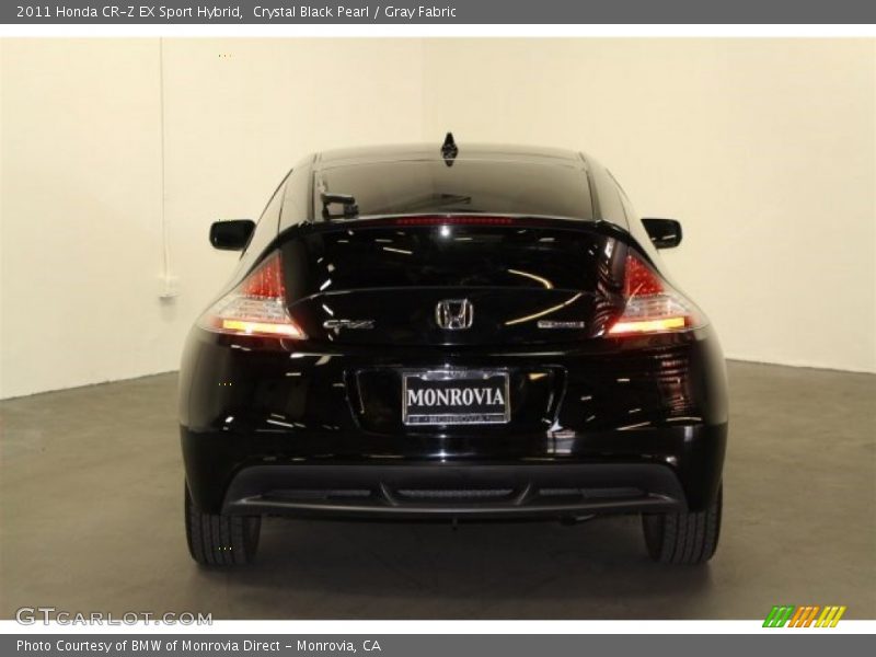 Crystal Black Pearl / Gray Fabric 2011 Honda CR-Z EX Sport Hybrid