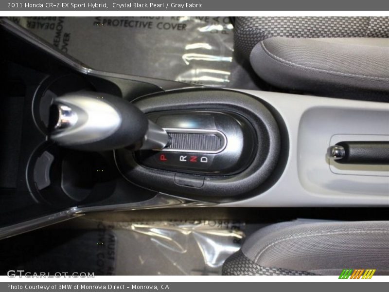 Crystal Black Pearl / Gray Fabric 2011 Honda CR-Z EX Sport Hybrid