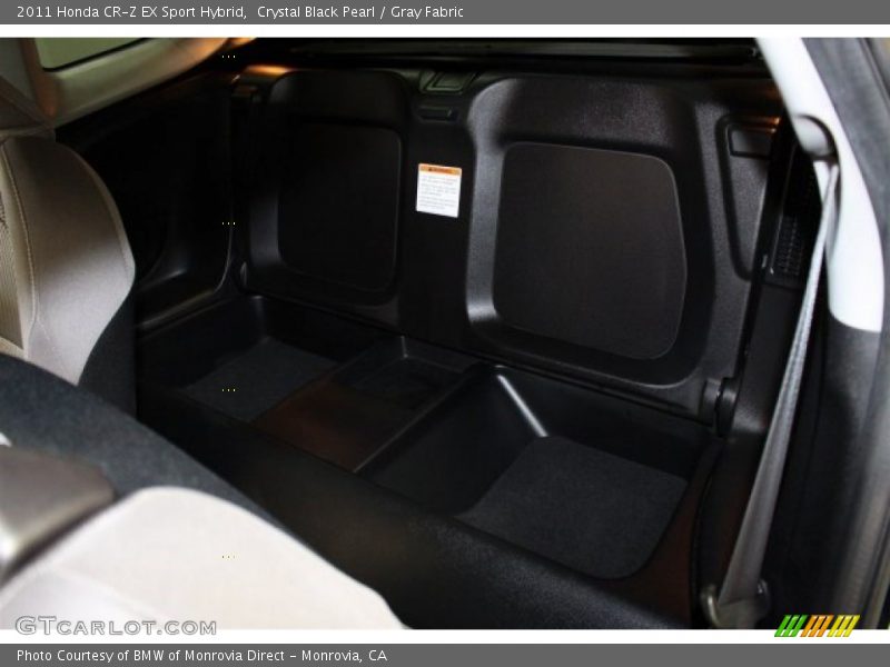 Crystal Black Pearl / Gray Fabric 2011 Honda CR-Z EX Sport Hybrid