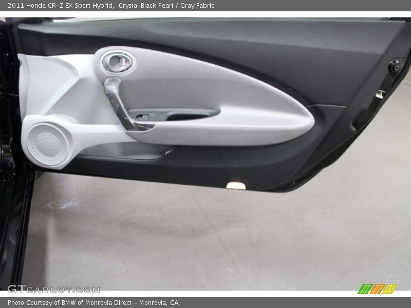 Crystal Black Pearl / Gray Fabric 2011 Honda CR-Z EX Sport Hybrid