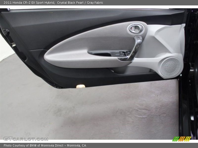 Crystal Black Pearl / Gray Fabric 2011 Honda CR-Z EX Sport Hybrid