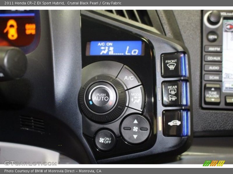 Crystal Black Pearl / Gray Fabric 2011 Honda CR-Z EX Sport Hybrid
