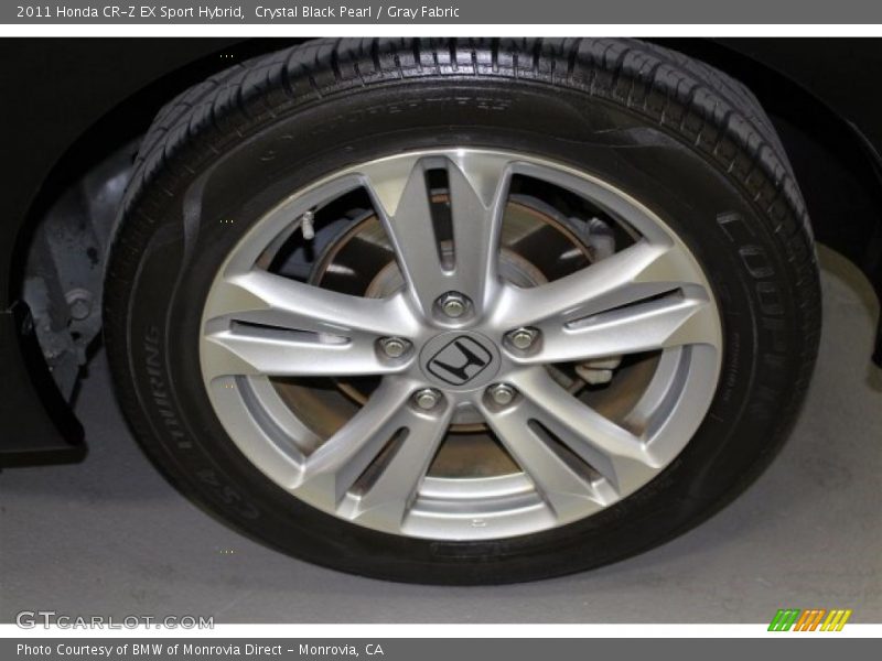 Crystal Black Pearl / Gray Fabric 2011 Honda CR-Z EX Sport Hybrid