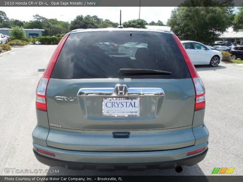Opal Sage Metallic / Ivory 2010 Honda CR-V EX-L