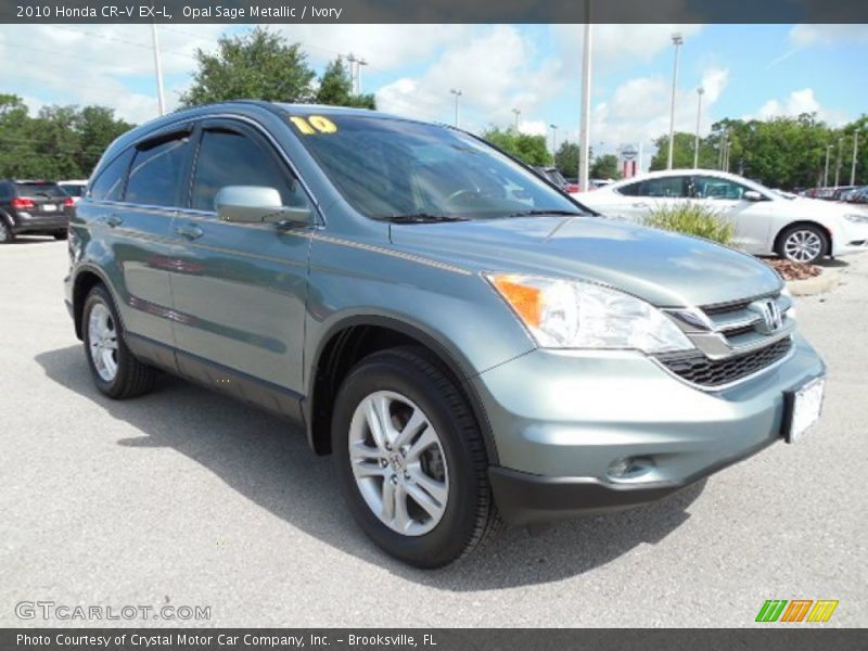 Opal Sage Metallic / Ivory 2010 Honda CR-V EX-L