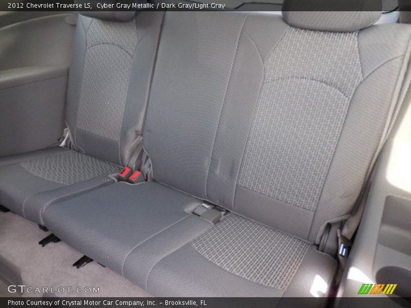 Cyber Gray Metallic / Dark Gray/Light Gray 2012 Chevrolet Traverse LS