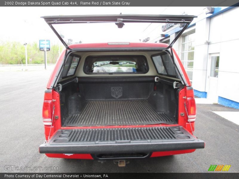 Flame Red / Dark Slate Gray 2002 Dodge Dakota Sport Quad Cab 4x4