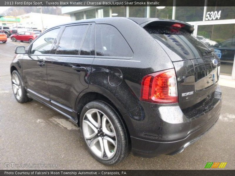 Tuxedo Black Metallic / Charcoal Black/Liquid Silver Smoke Metallic 2013 Ford Edge Sport