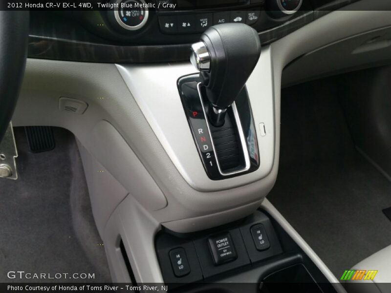 Twilight Blue Metallic / Gray 2012 Honda CR-V EX-L 4WD