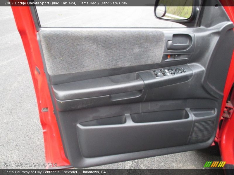 Flame Red / Dark Slate Gray 2002 Dodge Dakota Sport Quad Cab 4x4