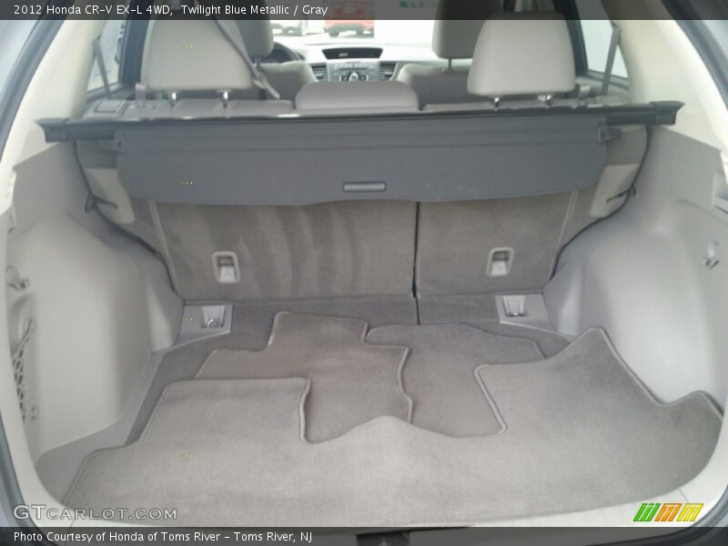 Twilight Blue Metallic / Gray 2012 Honda CR-V EX-L 4WD