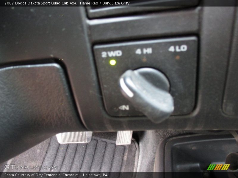 Flame Red / Dark Slate Gray 2002 Dodge Dakota Sport Quad Cab 4x4