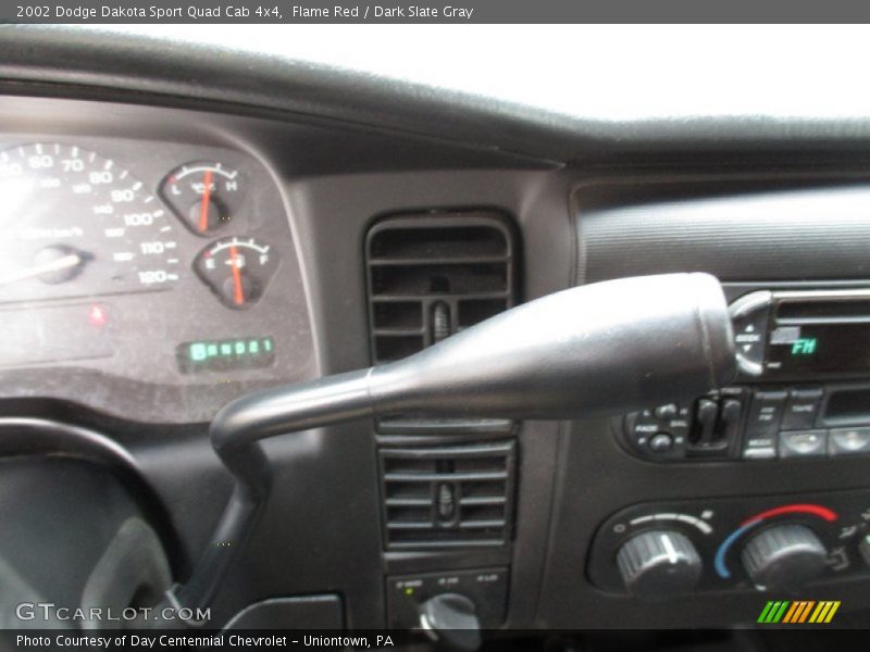 Flame Red / Dark Slate Gray 2002 Dodge Dakota Sport Quad Cab 4x4