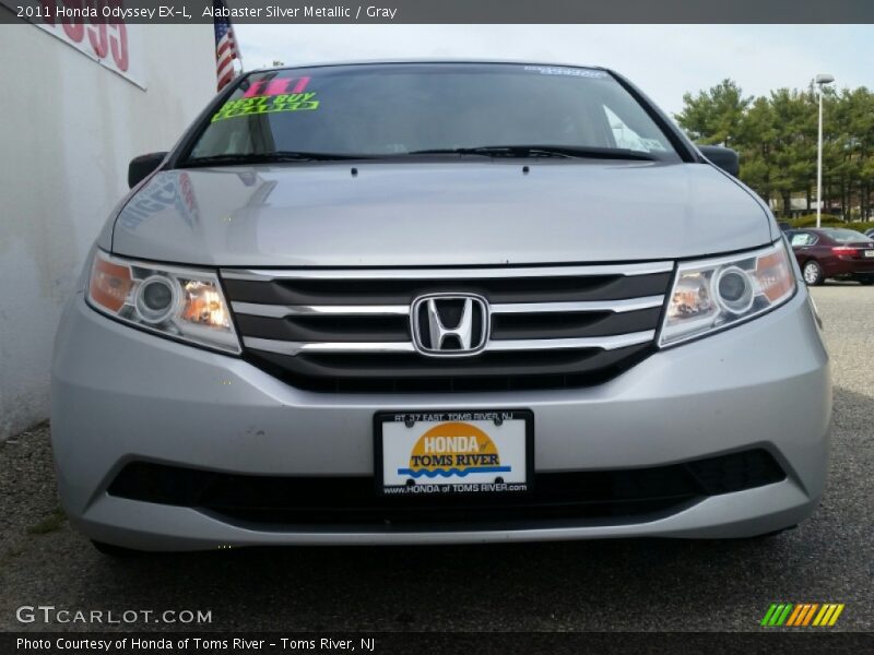 Alabaster Silver Metallic / Gray 2011 Honda Odyssey EX-L