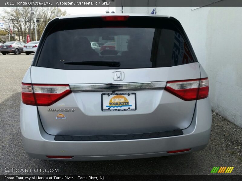 Alabaster Silver Metallic / Gray 2011 Honda Odyssey EX-L