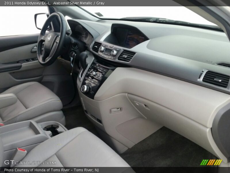 Alabaster Silver Metallic / Gray 2011 Honda Odyssey EX-L