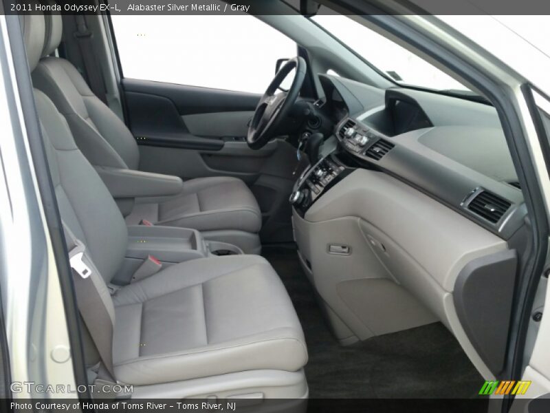 Alabaster Silver Metallic / Gray 2011 Honda Odyssey EX-L