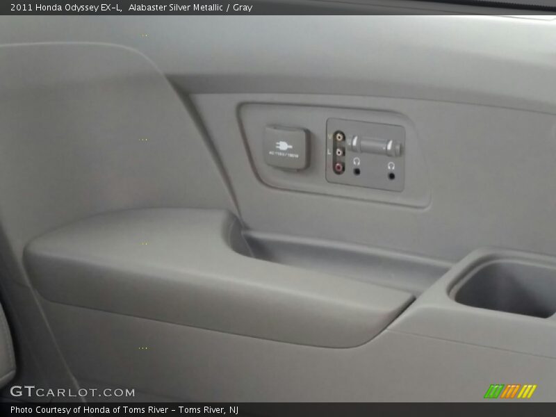 Alabaster Silver Metallic / Gray 2011 Honda Odyssey EX-L
