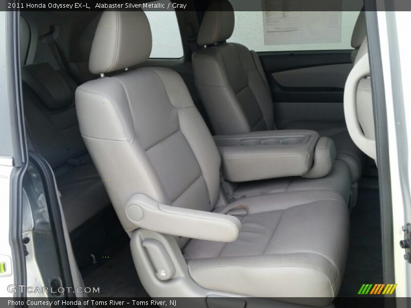 Alabaster Silver Metallic / Gray 2011 Honda Odyssey EX-L