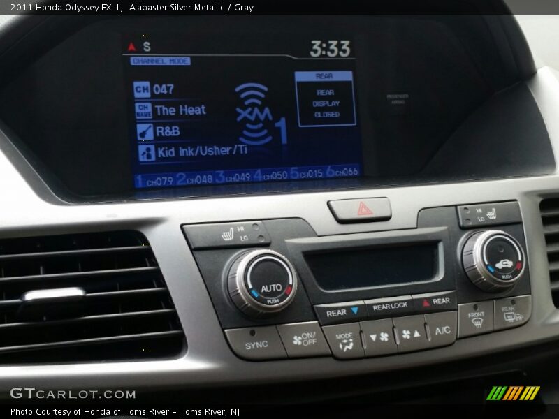 Alabaster Silver Metallic / Gray 2011 Honda Odyssey EX-L