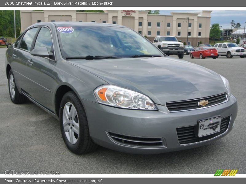 Dark Silver Metallic / Ebony Black 2008 Chevrolet Impala LS