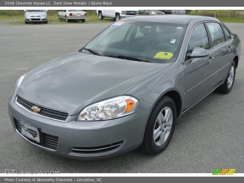 Dark Silver Metallic / Ebony Black 2008 Chevrolet Impala LS