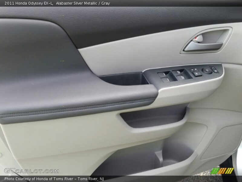 Alabaster Silver Metallic / Gray 2011 Honda Odyssey EX-L