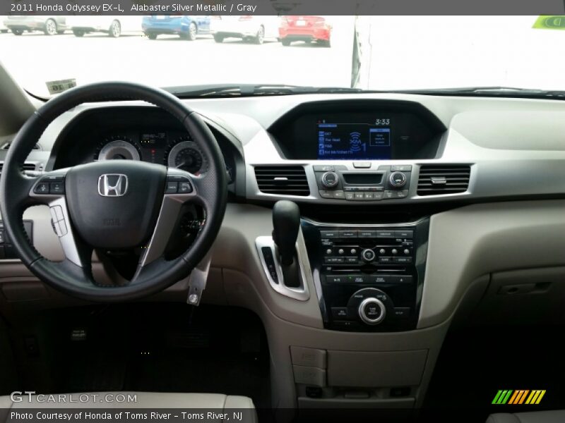 Alabaster Silver Metallic / Gray 2011 Honda Odyssey EX-L