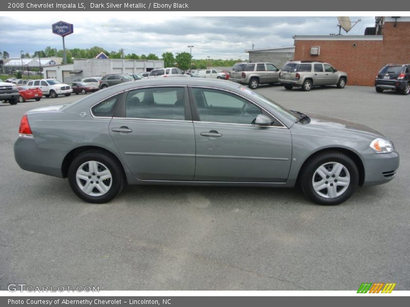 Dark Silver Metallic / Ebony Black 2008 Chevrolet Impala LS