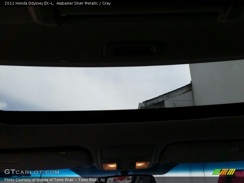 Alabaster Silver Metallic / Gray 2011 Honda Odyssey EX-L