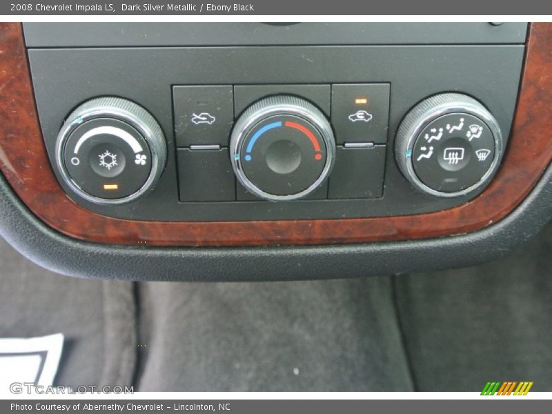 Dark Silver Metallic / Ebony Black 2008 Chevrolet Impala LS
