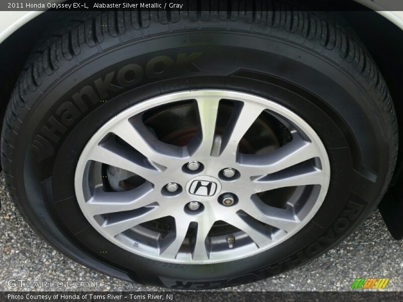 Alabaster Silver Metallic / Gray 2011 Honda Odyssey EX-L