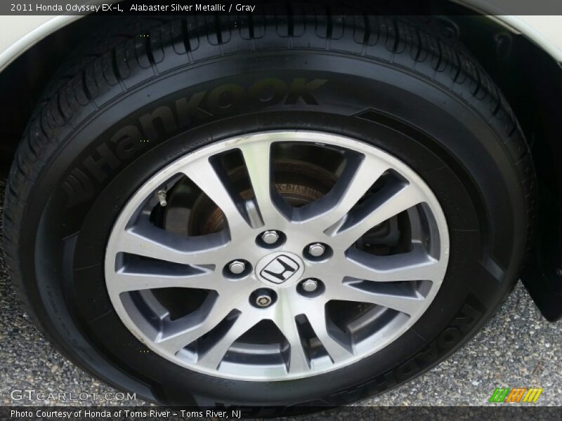 Alabaster Silver Metallic / Gray 2011 Honda Odyssey EX-L