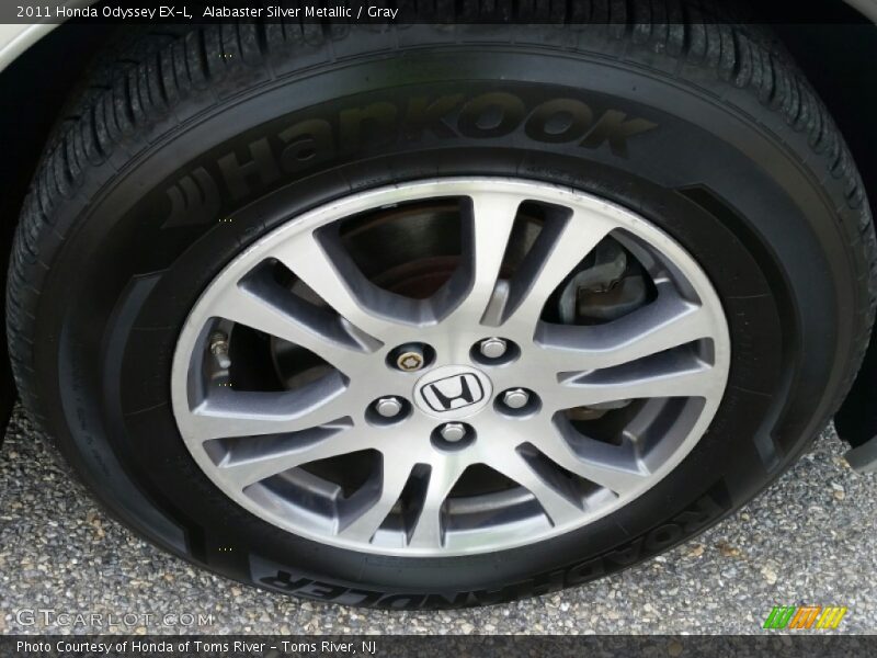 Alabaster Silver Metallic / Gray 2011 Honda Odyssey EX-L