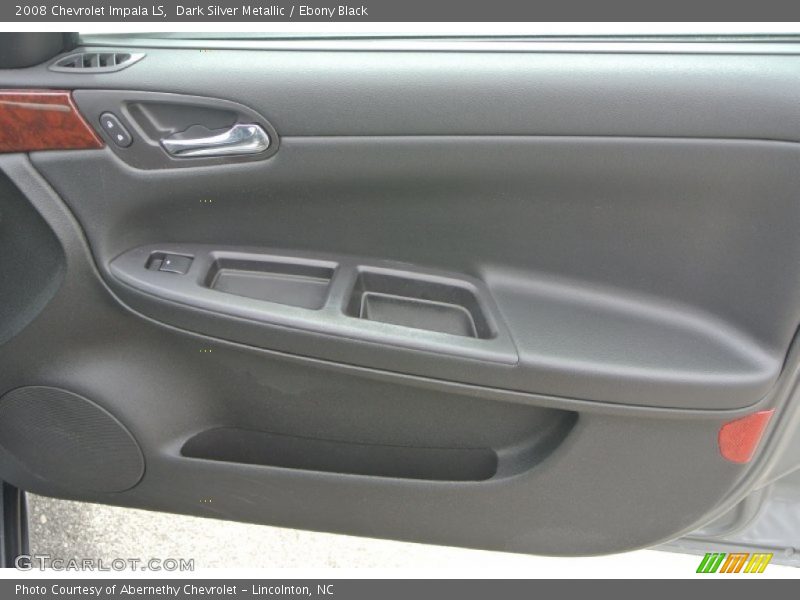 Dark Silver Metallic / Ebony Black 2008 Chevrolet Impala LS