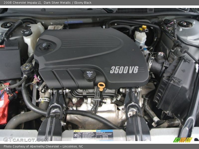 Dark Silver Metallic / Ebony Black 2008 Chevrolet Impala LS
