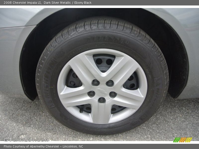 Dark Silver Metallic / Ebony Black 2008 Chevrolet Impala LS